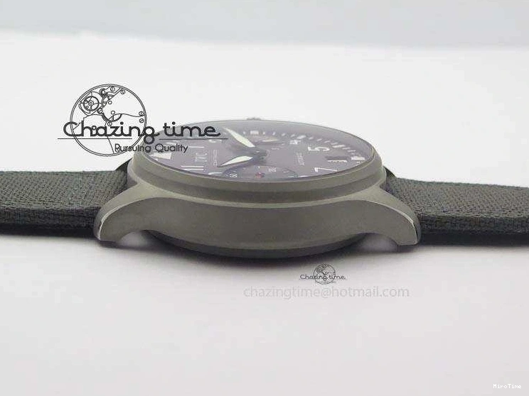 MIROTIME 0117 SunProtective Big Pilot Real PR IW500910 “Patrouille Suisse” ZF 1:1 Best Edition On Gray Nylon Strap 7278